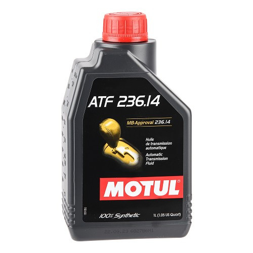     
                
                
    Óleo de caixa de velocidades automática MOTUL ATF 236.14 - sintético - 1 Litro - UD30550
