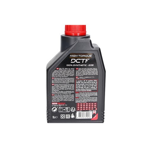 Aceite para caja de cambios MOTUL High-Torque DCTF para embrague doble de alto rendimiento - 1 litro - UD30590