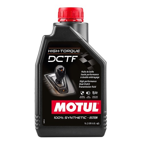     
                
                
    MOTUL High-Torque DCTF versnellingsbakolie voor High Performance Dual Clutch - 1 liter - UD30590
