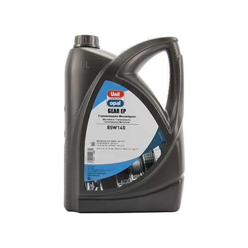  Óleo para caixa de velocidades manual UNIL OPAL GEAR EP 85W140 - mineral - 5 litros - UD30621 