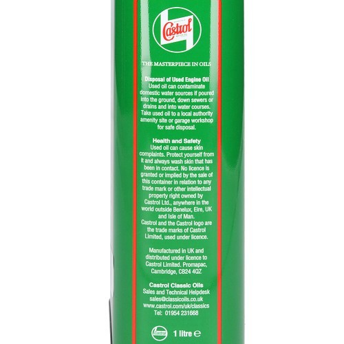 CASTROL Classic EP140 Differential Oil - mineral - 1 Liter - UD30636