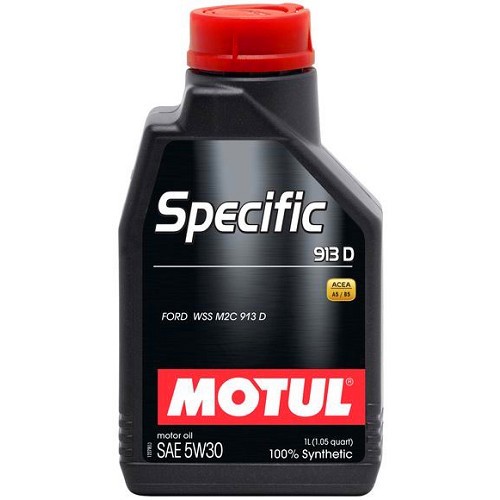  Huile moteur MOTUL Specific 913D 5W30 - 100% synthèse - 1 Litre - UD30700 