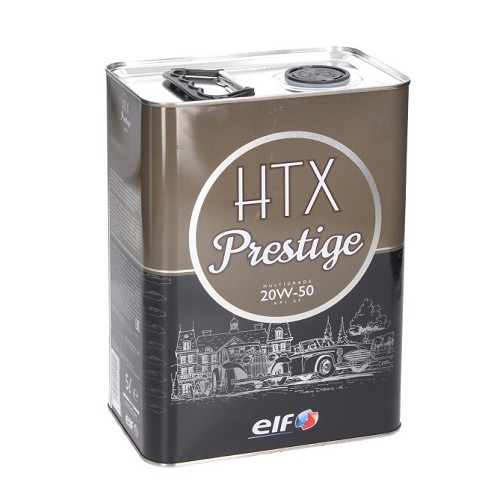 Huile moteur ELF Classic Cars HTX Prestige 20W50 - minérale - 5 Litres