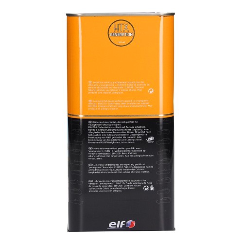  Engine Oil ELF Classic Cars HTX Generation 15W40 - mineral - 5 Liters - UD30803-1 