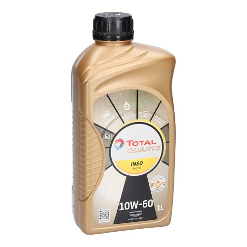  Huile moteur TotalEnergies Quartz Ineo Racing 10W60 essence - 100% synthèse - 1 Litre - UD30810 