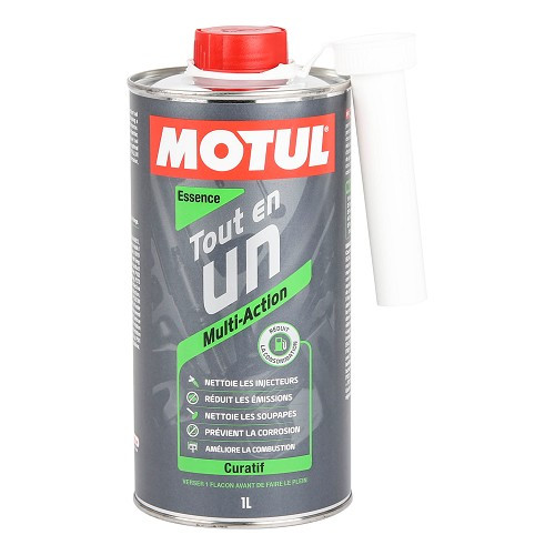     
                
                
    All-in-One Multi-Aktion Benzin MOTUL spezielle technische Kontrolle - 1 Liter - UD31011
