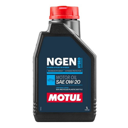  Óleo de motor MOTUL NGEN HYBRID 0W20 - sintético - 1 Litro - UD31014 