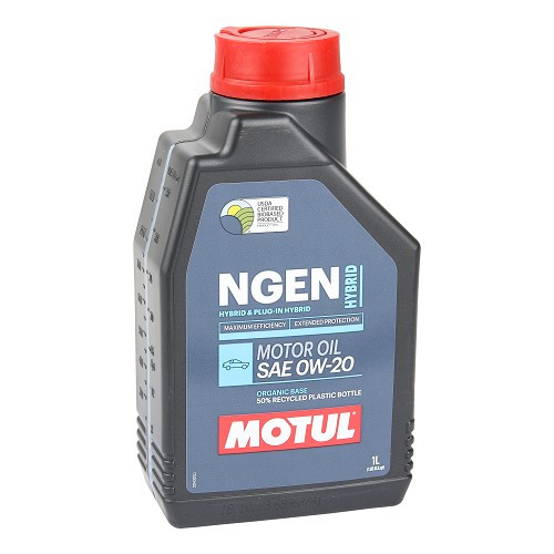  Huile moteur MOTUL NGEN HYBRID 0W20 - synthétique - 1 Litre - UD31014 