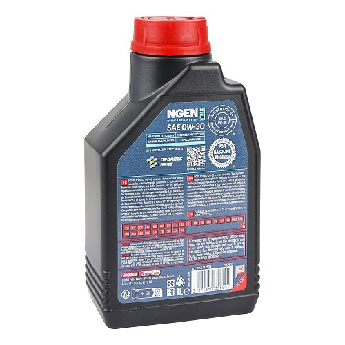 MOTUL NGEN HYBRID 0W30 motorolie - synthetisch - 1 liter - UD31016