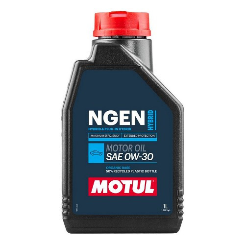  Huile moteur MOTUL NGEN HYBRID 0W30 - synthétique - 1 Litre - UD31016 