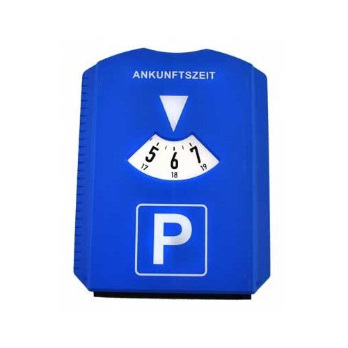  Parkeerschijf voor blauwe zone - kunststof krabber - UF00214 