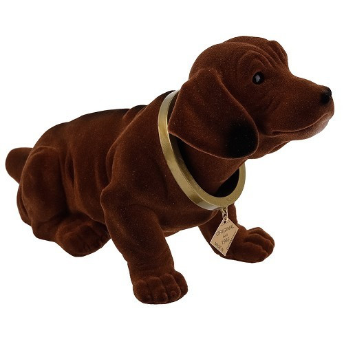  Cão "Teckel" com cabeça basculante - 27 cm - UF00800 