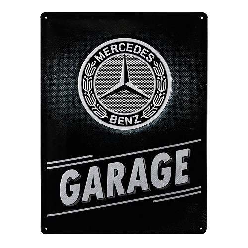  Plaque décorative métallique MERCEDES BENZ GARAGE - 30 x 40 cm - UF01336 