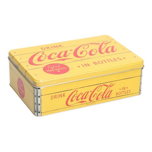 Nostalgic-Art Plaque Vintage Coca-Cola – in Bottles Yellow – Idée