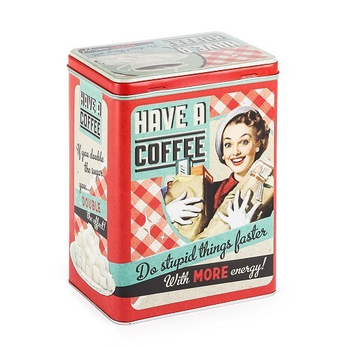  HAVE A COFFEE decorative metal box - UF01392 