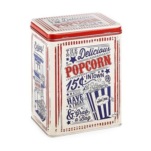  Caixa decorativa metálica POP CORN - UF01402 