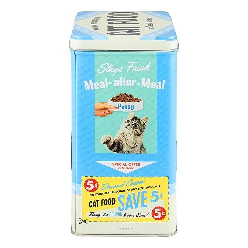 Dekorative Metalldose CAT FOOD - UF01409