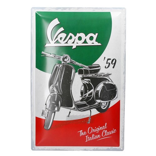  Decoratieve metalen plaat VESPA - 40 x 60 cm - UF01429 