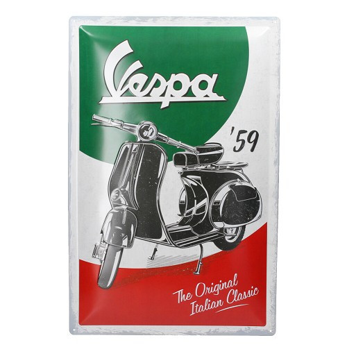     
                
                
    Plaque décorative métallique VESPA - 40 x 60 cm - UF01429
