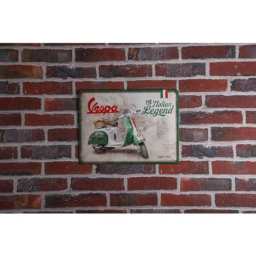 Dekorative Metallplatte VESPA - 30 x 40 cm - UF01435