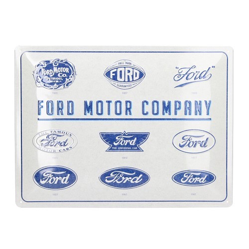  Decoratieve metalen plaat FORD MOTOR COMPANY - 30 x 40 cm - UF01453 