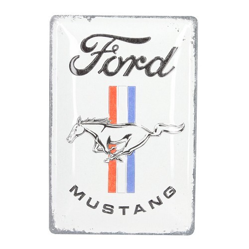  Dekoratives Metallschild FORD MUSTANG - 20 x 30 cm - UF01454 