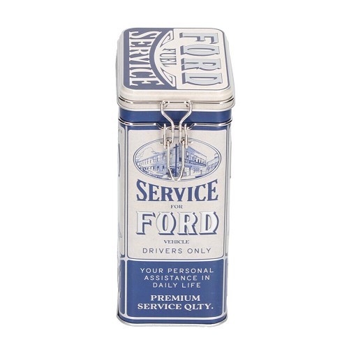 FORD SERVICE - 7.5 x 11 x 17.5 cm decorative metal box with clasp - UF01462