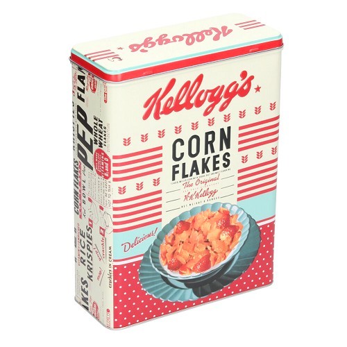  Boîte décorative métallique CORN FLAKES - 4L - UF01499 