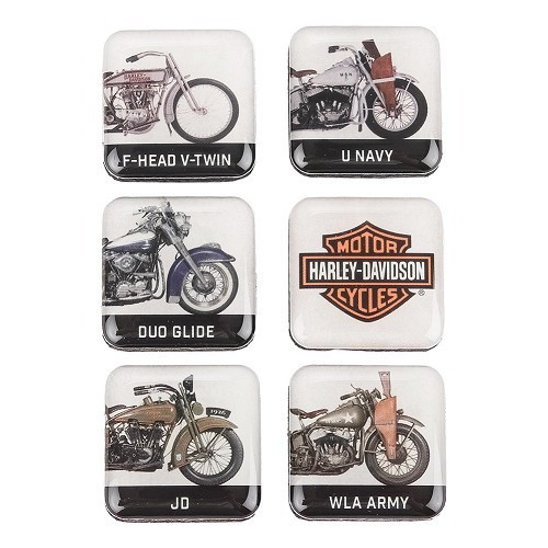 Magneten HARLEY DAVIDSON MODELLEN - 9 stuks - UF01522