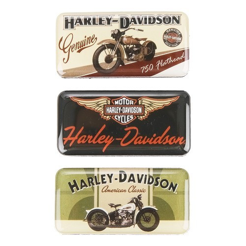 Ímanes HARLEY DAVIDSON GENUINE - 9 peças - UF01523