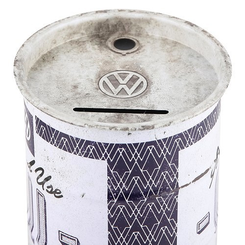 Money box VW OIL barrel 9.3 x 11.7 cm - 600ml - UF01524