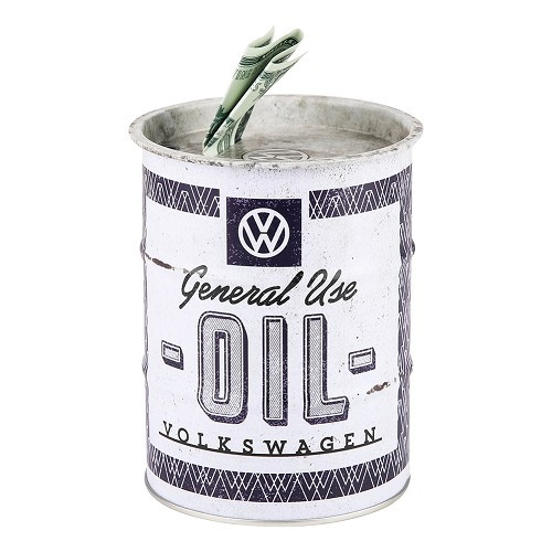  Money box VW OIL barrel 9.3 x 11.7 cm - 600ml - UF01524 