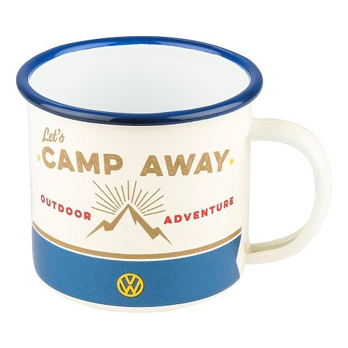 Enamelled mug CAMP AWAY - 360 ml - UF01526