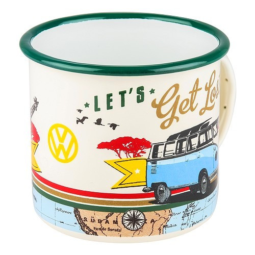 Enamelled mug GET LOST - 360 ml - UF01529