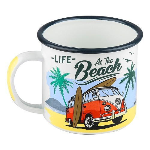  Tazza smaltata AT THE BEACH - 360 ml - UF01531 