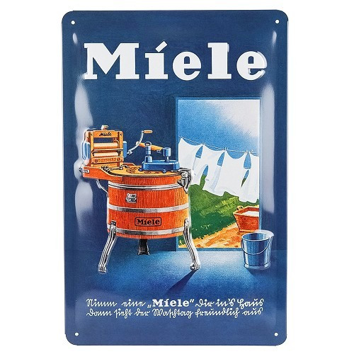  MIELE decorative metallic plaque - 20 x 30 cm - UF01533 