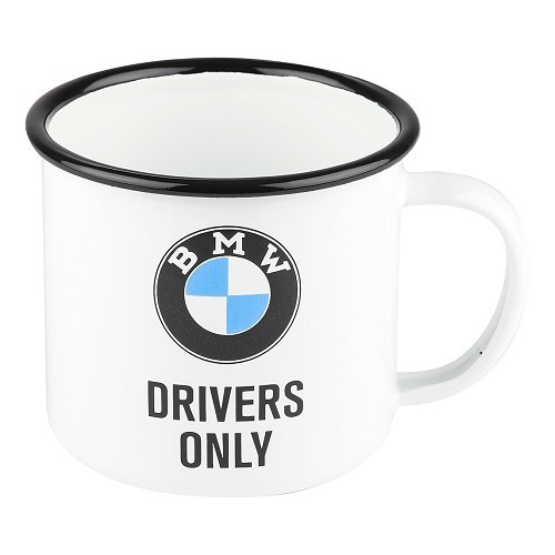 Enamelled mug BMW DRIVERS ONLY - 360 ml - UF01547