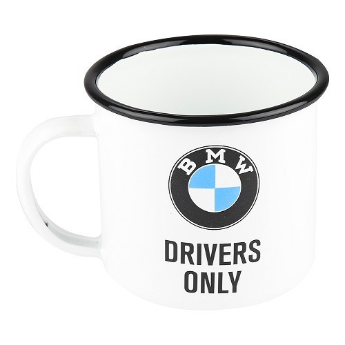  Tazza smaltata BMW DRIVERS ONLY - 360 ml - UF01547 