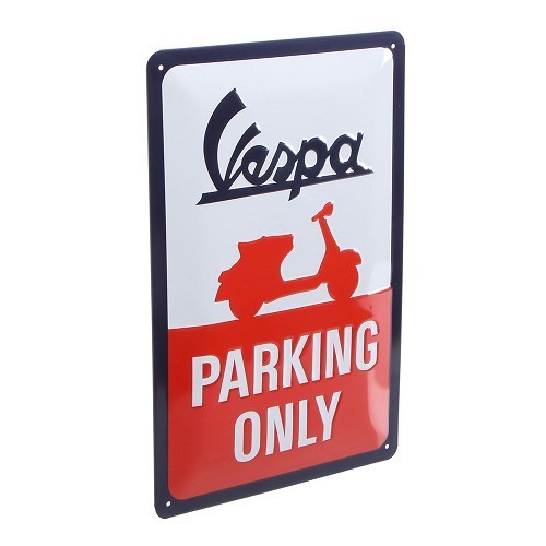 Vespa Parking Only decorative plate - 20 x 30 cm - UF01565