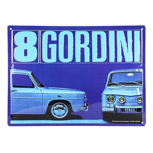  Dekoratives Metallschild R8 GORDINI - 30 x 40 cm - UF01581 