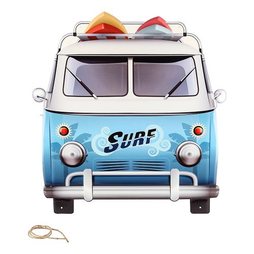  Plaque métallique VW Combi Split SURF 50 x 49 cm - UF01620 