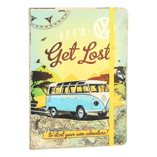  Carnets de voyage - Notebook VW LET'S GET LOST - 128 pages - UF01637 