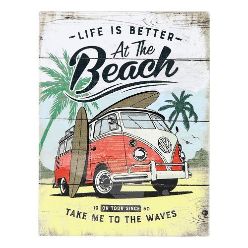     
                
                
    Magnet VW COMBI SPLIT LIFE IS BETTER AT THE BEACH - UF01653
