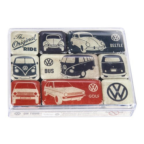  Ímanes VW ORIGINAL RIDE - 9 peças - UF01656 