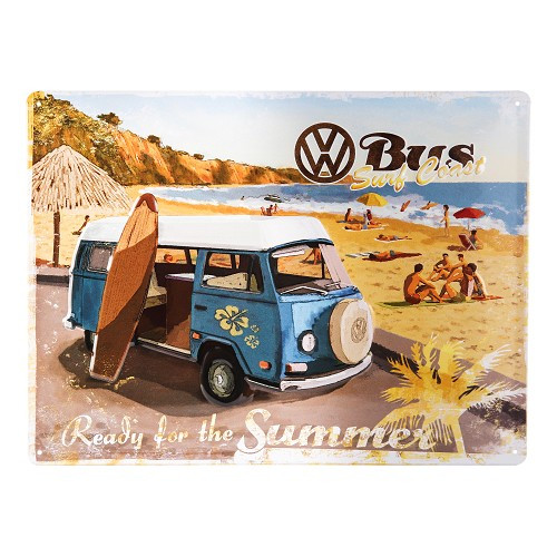     
                
                
    Targa di metallo VW READY FOR THE SUMMER - 30 x 40 cm - UF01683
