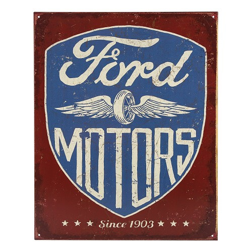  Placa FORD Motors - 31 x 41 cm - UF01698 