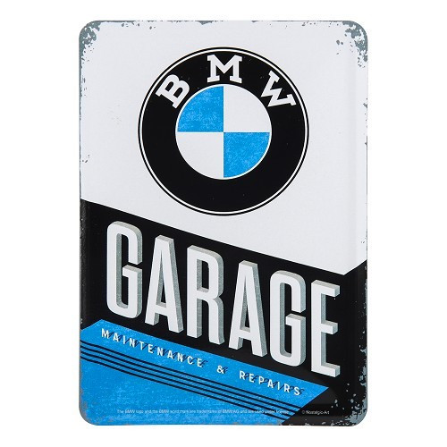     
                
                
    Cartolina BMW GARAGE in metallo - 10 x 14 cm - UF01699
