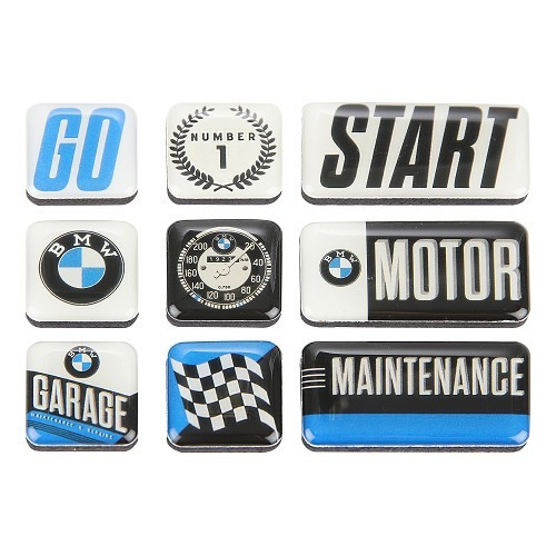 Magneti BMW GARAGE - 9 pezzi - UF01713