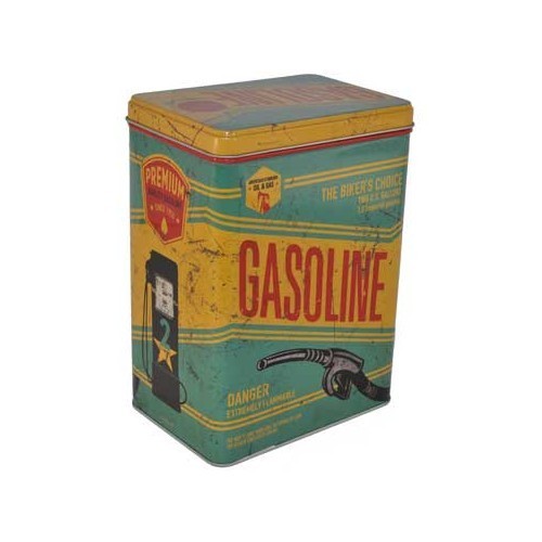 Caixa decorativa metálica Gasolina - UF01720