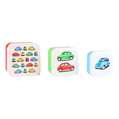  FIAT 500 scatole per pasti M/L/XL - set di 3 - UF01724 